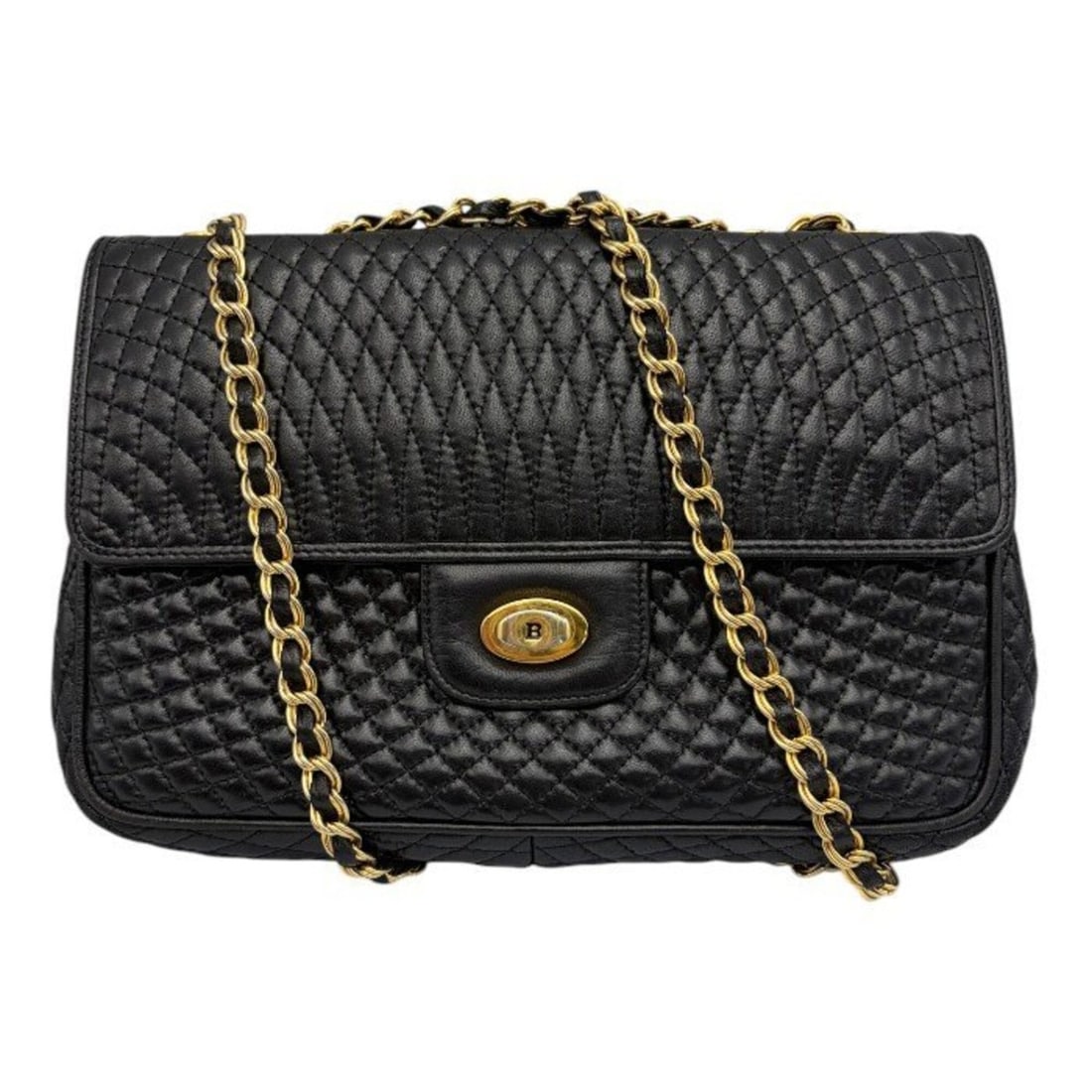 BALLY Quilted Leather Chain Shoulder Bag (1 of 18)