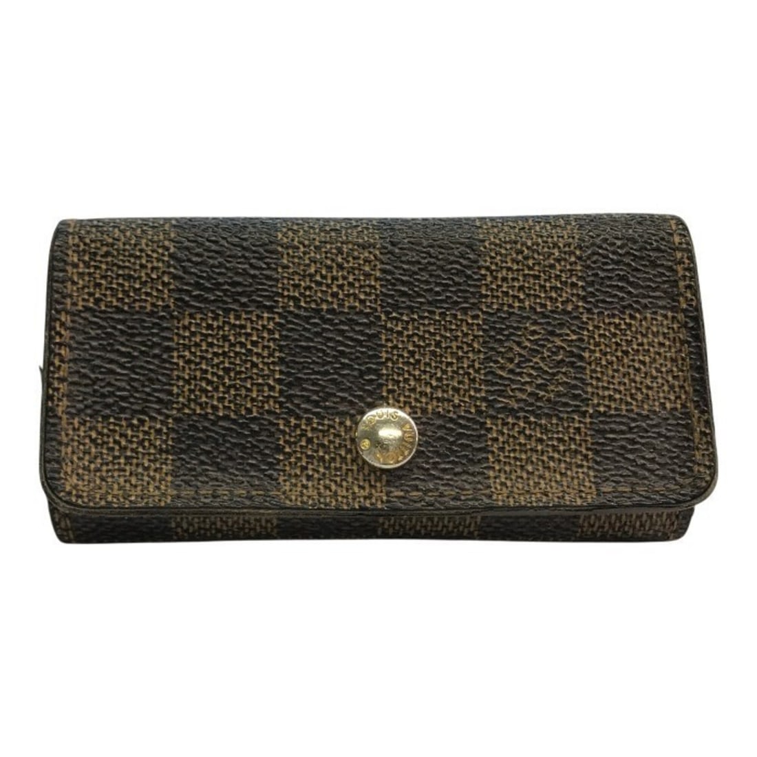 LOUIS VUITTON Damier Multicles 4 Key Case, Unisex, Brown, N62631: --- Catalog ---Category: DesignType: KeycaseColor: BrownGender: Women,MenCategory: GeneralLine: DamierBrand: Louis VuittonCountry of Origin: FranceCategory: Physical PropertiesSize (HxWxD): 10.5cm x