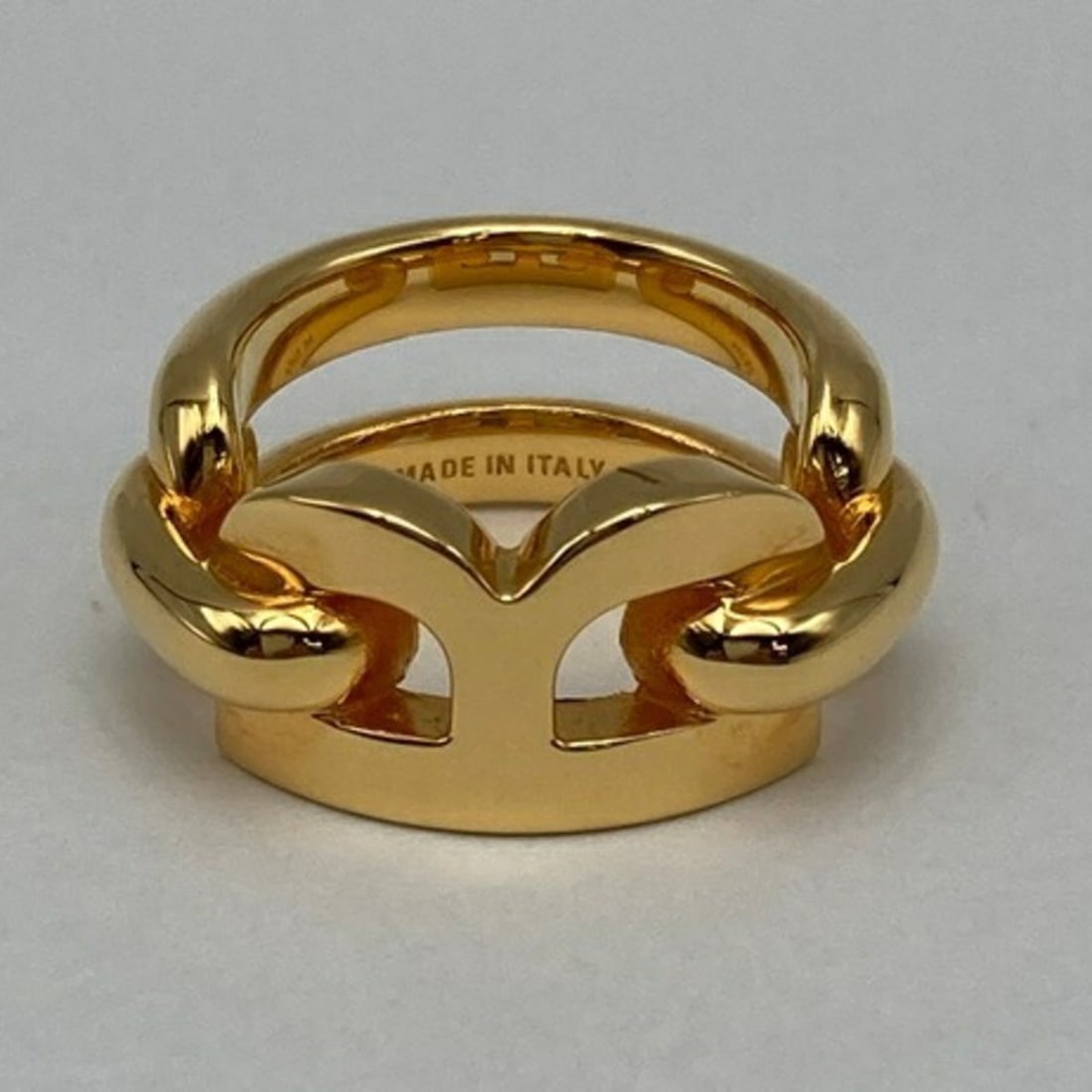 BALENCIAGA B CHAIN RING - 2