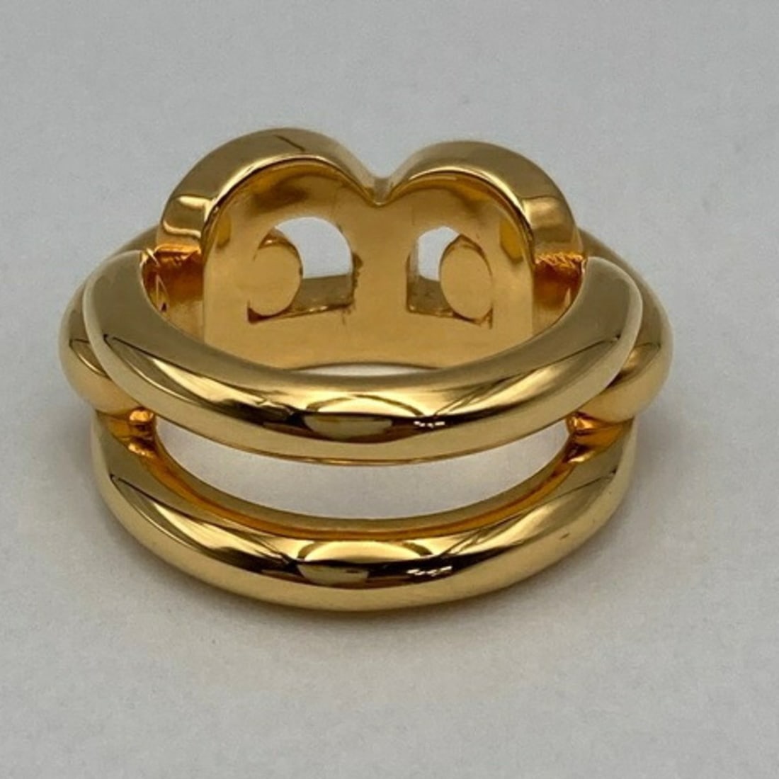 BALENCIAGA B CHAIN RING - 3