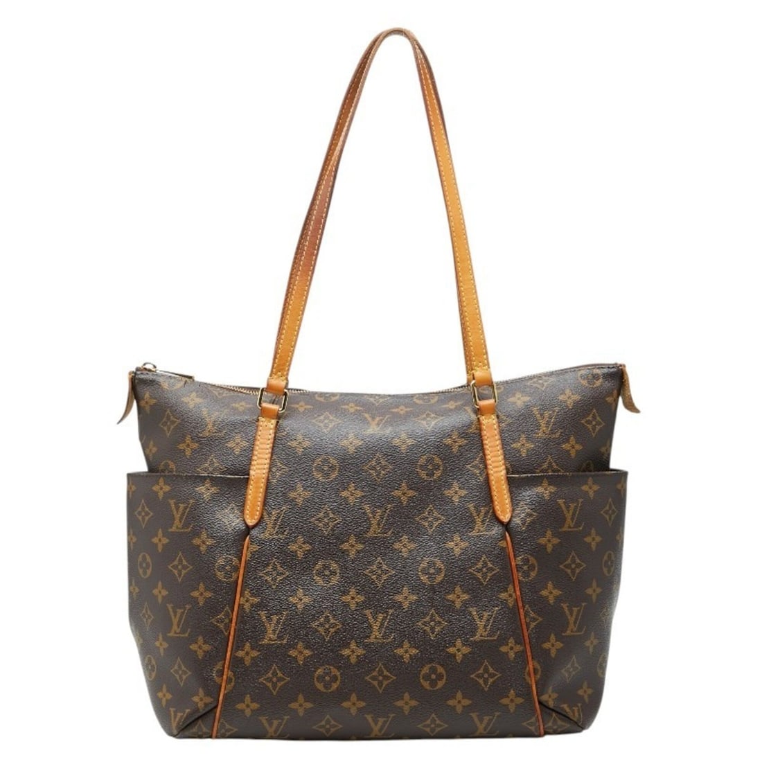 Louis Vuitton Monogram Totally GM Tote Bag Shoulder M56690 Brown Beige Leather Women's LOUIS VUITTON: --- Catalog ---Category: SizeSize (HxWxD): 29cm x 40cm x 14cm / 11.41'' x 15.74'' x 5.51''Category: DesignType: Shoulder bag, Tote bagColor: Beige, BrownGender: WomenMaterial: PVC , Leather Category: 