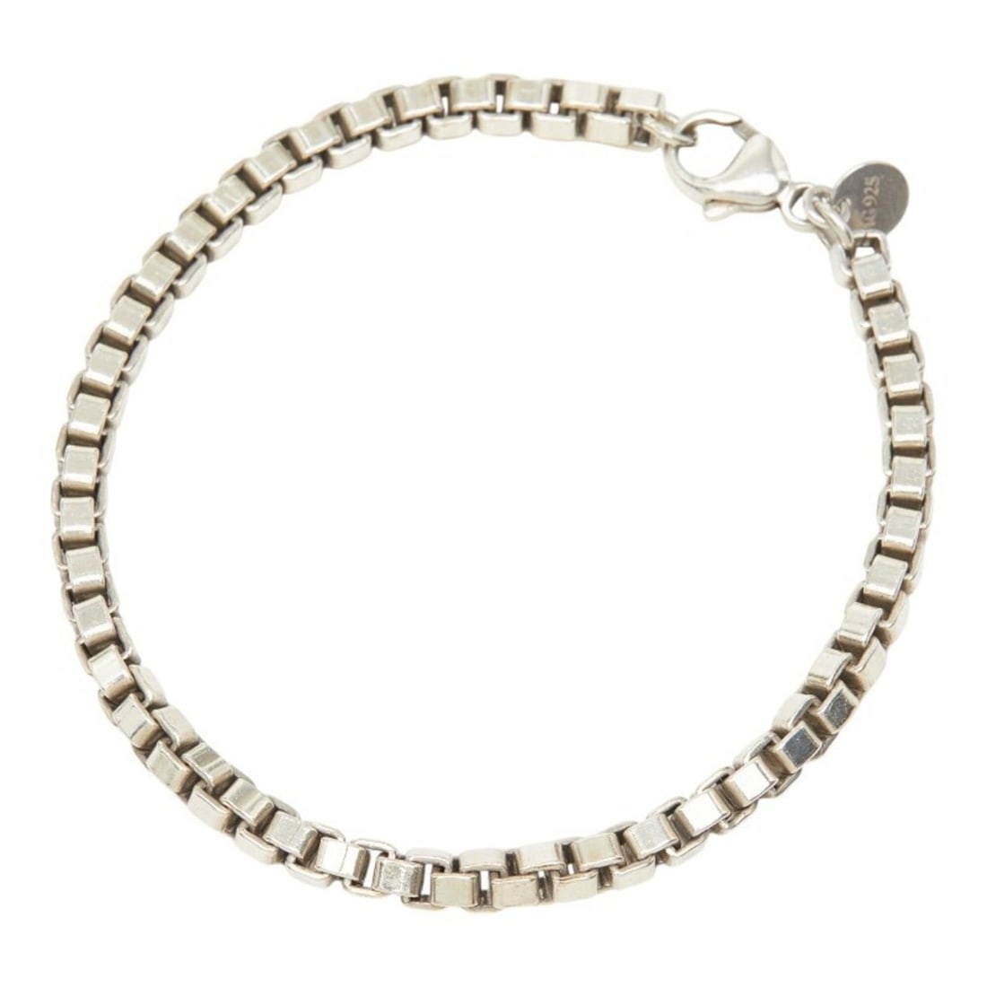 Tiffany & Co. Venetian Link Chain Bracelet, SV925 Silver, Women's. (1 of 18)