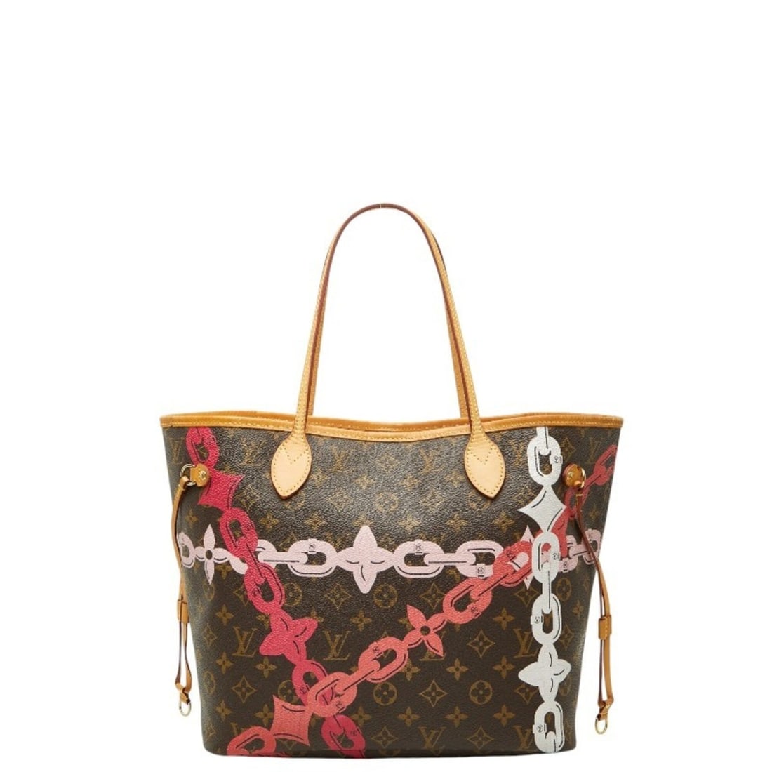 Louis Vuitton Monogram Bayprint Neverfull MM Tote Bag Shoulder M41991 Brown Pink Leather Women's: --- Catalog ---Category: SizeSize (HxWxD): 29cm x 46cm x 14cm / 11.41'' x 18.11'' x 5.51''Category: DesignType: Pouch, Shoulder bag, Tote bagColor: Brown, PinkGender: WomenMaterial: PVC , Leather Cate