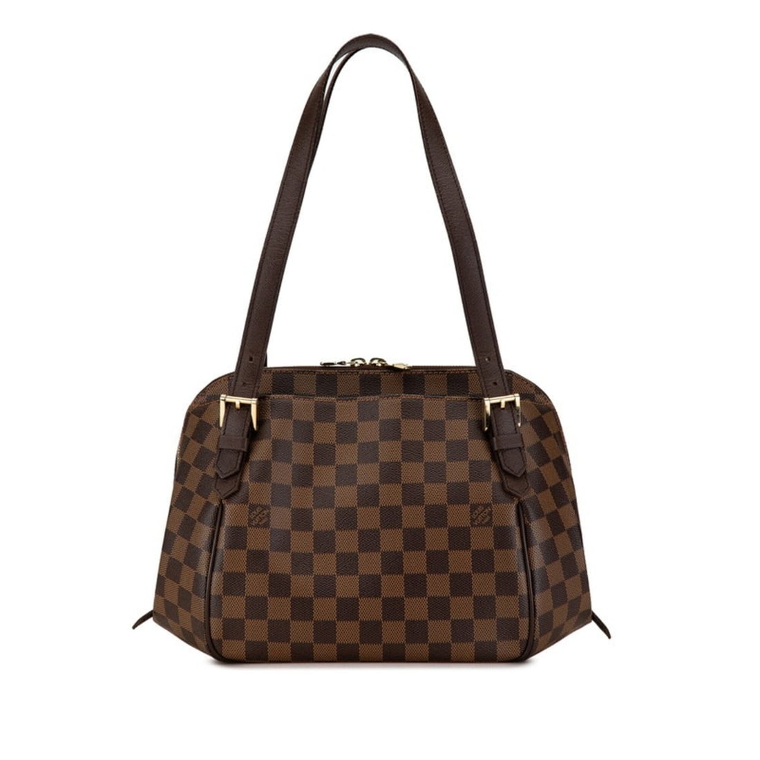 Louis Vuitton Damier Belem MM Shoulder Bag N51174 Brown Leather Women's LOUIS VUITTON (1 of 18)
