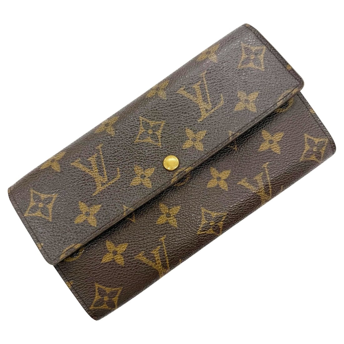 LOUIS VUITTON Louis Vuitton Monogram Portefeuille Credit Long Wallet M61723 Women's Men's: --- Catalog ---Category: SizeSize (HxWxD): 10.5cm x 18.5cm x 2cm / 4.13'' x 7.28'' x 0.78''Category: DesignType: Long wallet (bi-fold)Color: BrownGender: Men,WomenMaterial: Monogram Category: GeneralL
