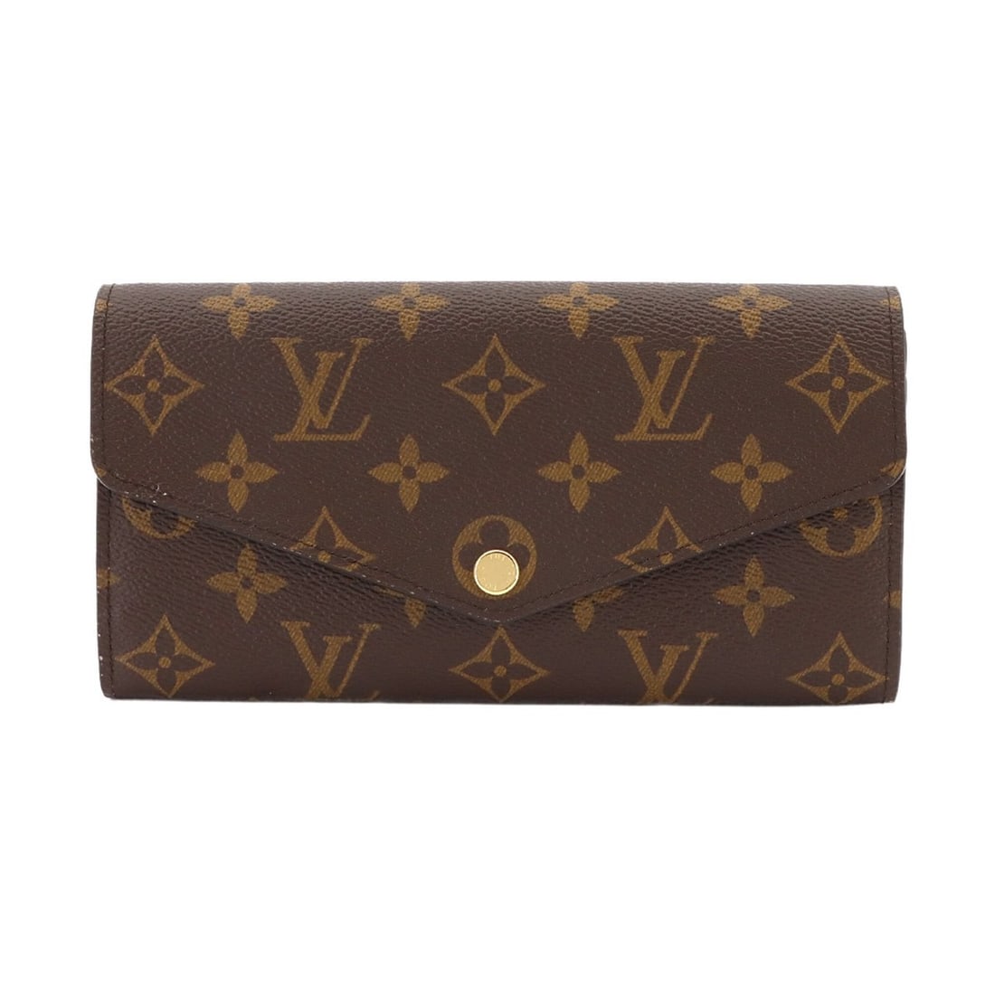 Louis Vuitton Monogram Portefeuille Sarah Bi-fold Long Wallet Rose Ballerine M62235 RFID (1 of 19)