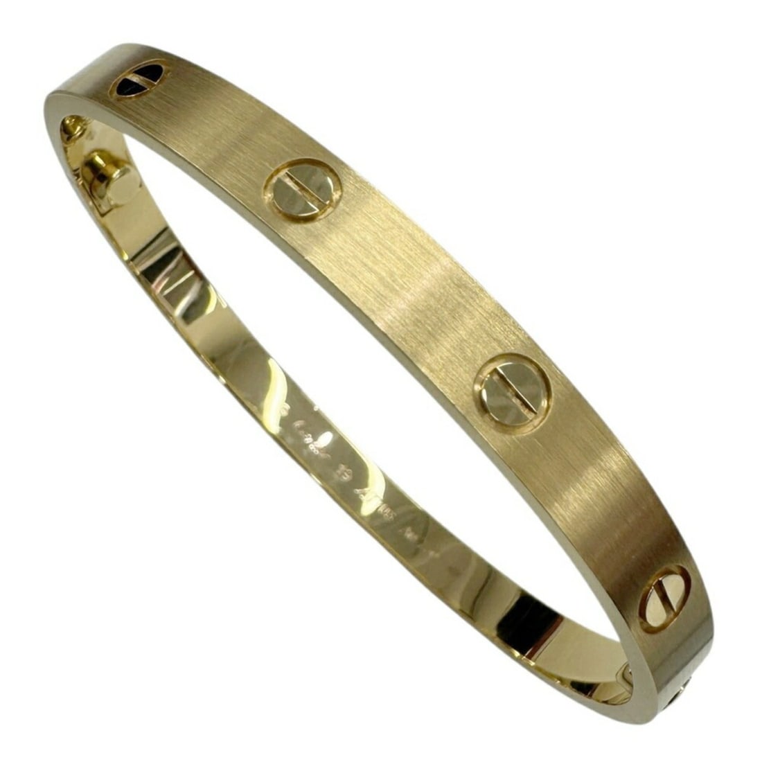 Cartier Love Bracelet Classic Model B6077019 18K Yellow Gold #19 Bangle for Women (1 of 11)