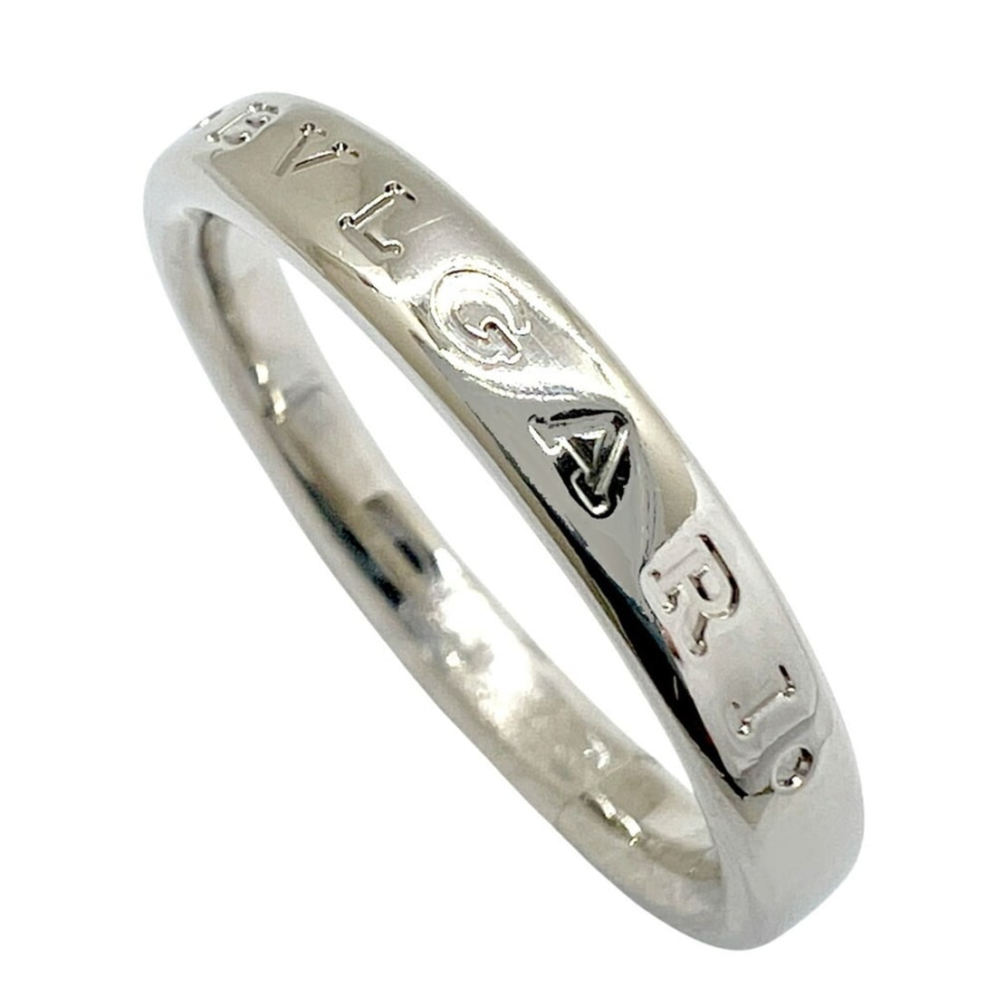 BVLGARI Bulgari PT950 Fedi Ring, Platinum Wedding Men's and Women's (1 of 18)