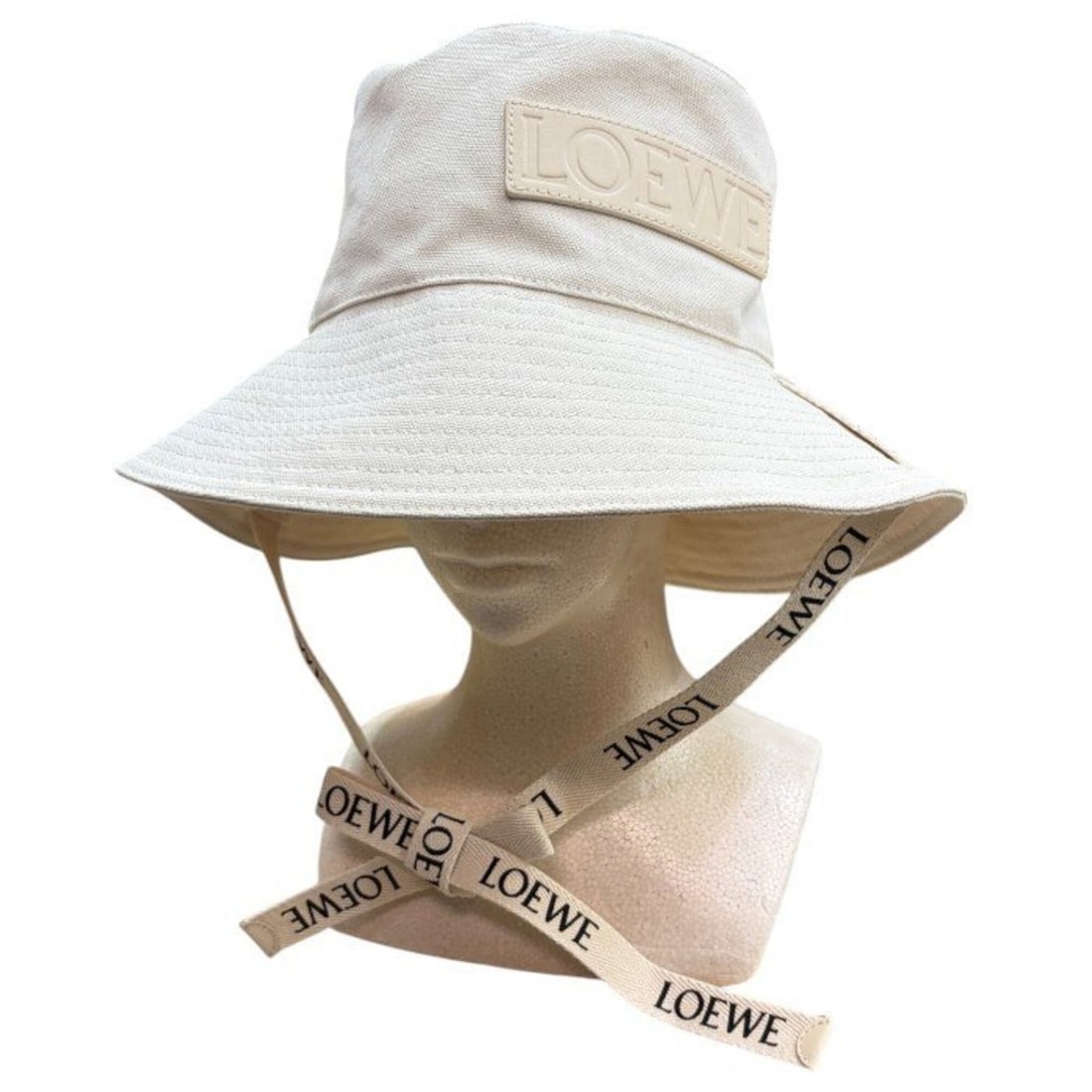 LOEWE Fisherman Hat, Canvas, Soft White, Size 57 (1 of 17)