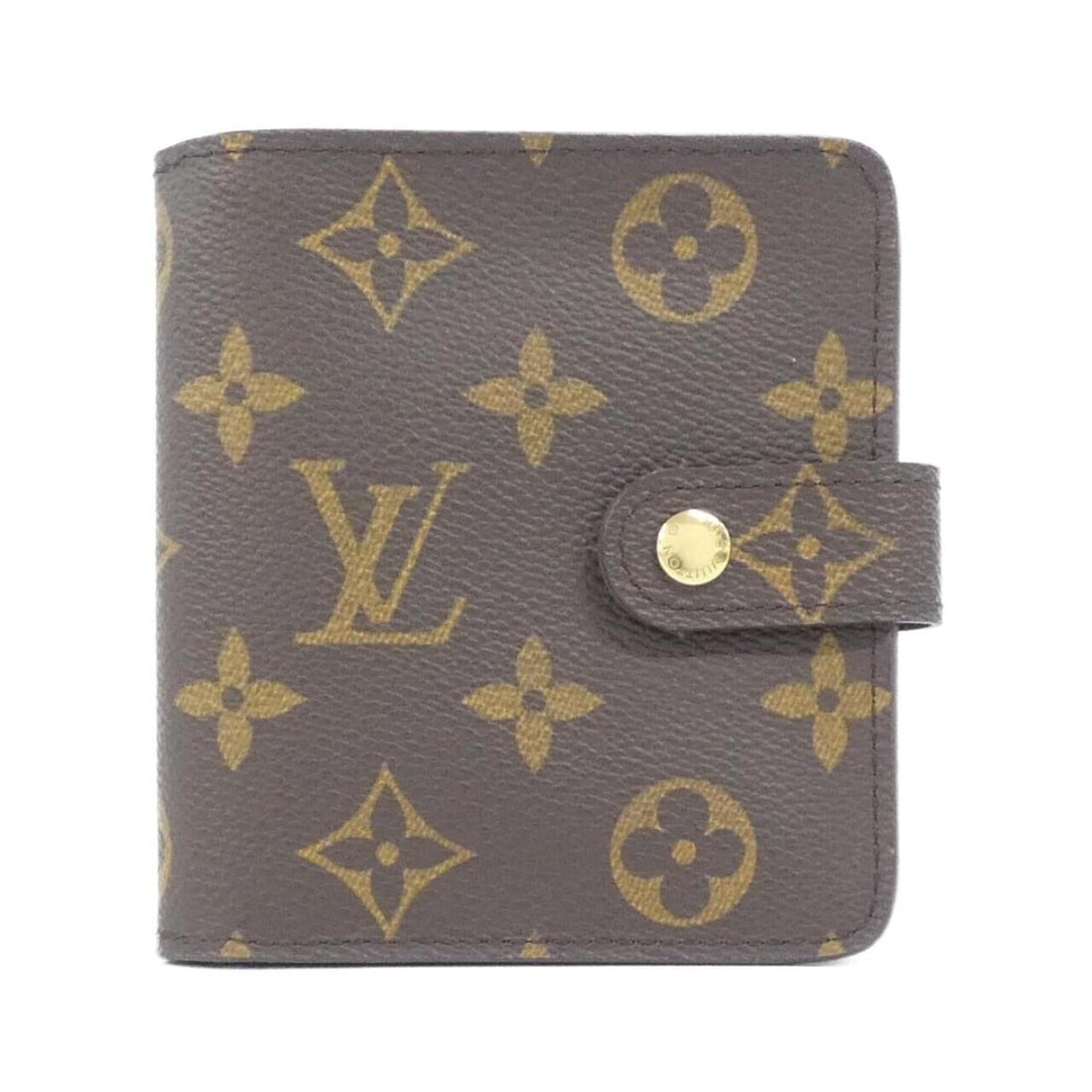 Louis Vuitton Monogram Compact Zip Wallet M61667: --- Catalog ---Category: SizeSize (HxWxD): 11cm x 10cm x 3cm / 4.33'' x 3.93'' x 1.18''Category: DesignColor: BrownGender: WomenMaterial: Coated canvas Category: GeneralMPN: M61667Brand: Louis
