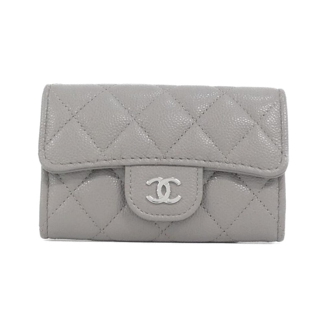 Chanel Timeless Classic Line AP0214 Business Card Holder/Card Case: --- Catalog ---Category: DesignType: Business card caseColor: GrayGender: WomenMaterial: Grained Calfskin Category: GeneralMPN: AP0214Brand: ChanelCategory: Physical PropertiesSize (HxWxD): 7cm x