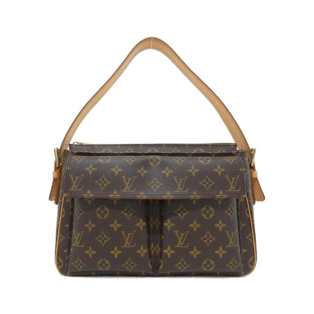 Louis Vuitton Monogram Viva Cite GM M51163 Shoulder Bag: --- Catalog ---Category: SizeSize (HxWxD): 22cm x 31cm x 10cm / 8.66'' x 12.2'' x 3.93''Category: DesignType: Shoulder bagColor: BrownGender: WomenMaterial: Coated canvas Category: GeneralMPN: M51163B