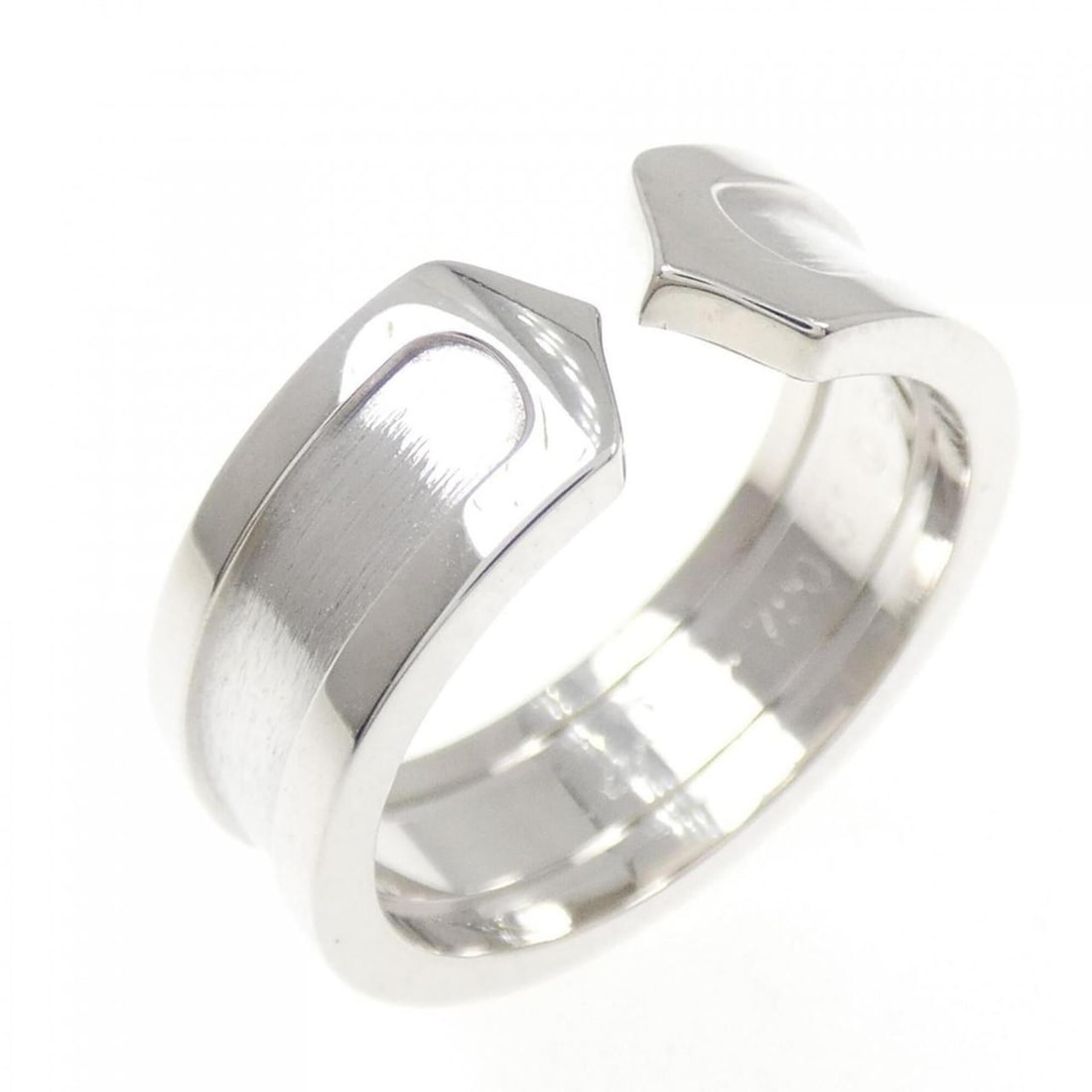 Cartier C2 Small Ring: --- Catalog ---Category: SizeJP Size: 11US Size: 6Category: DesignColor: White goldGender: WomenMaterial: White gold (18K)Category: GeneralBrand: Cartier--- Item List ---Section: ConditionRanking:
