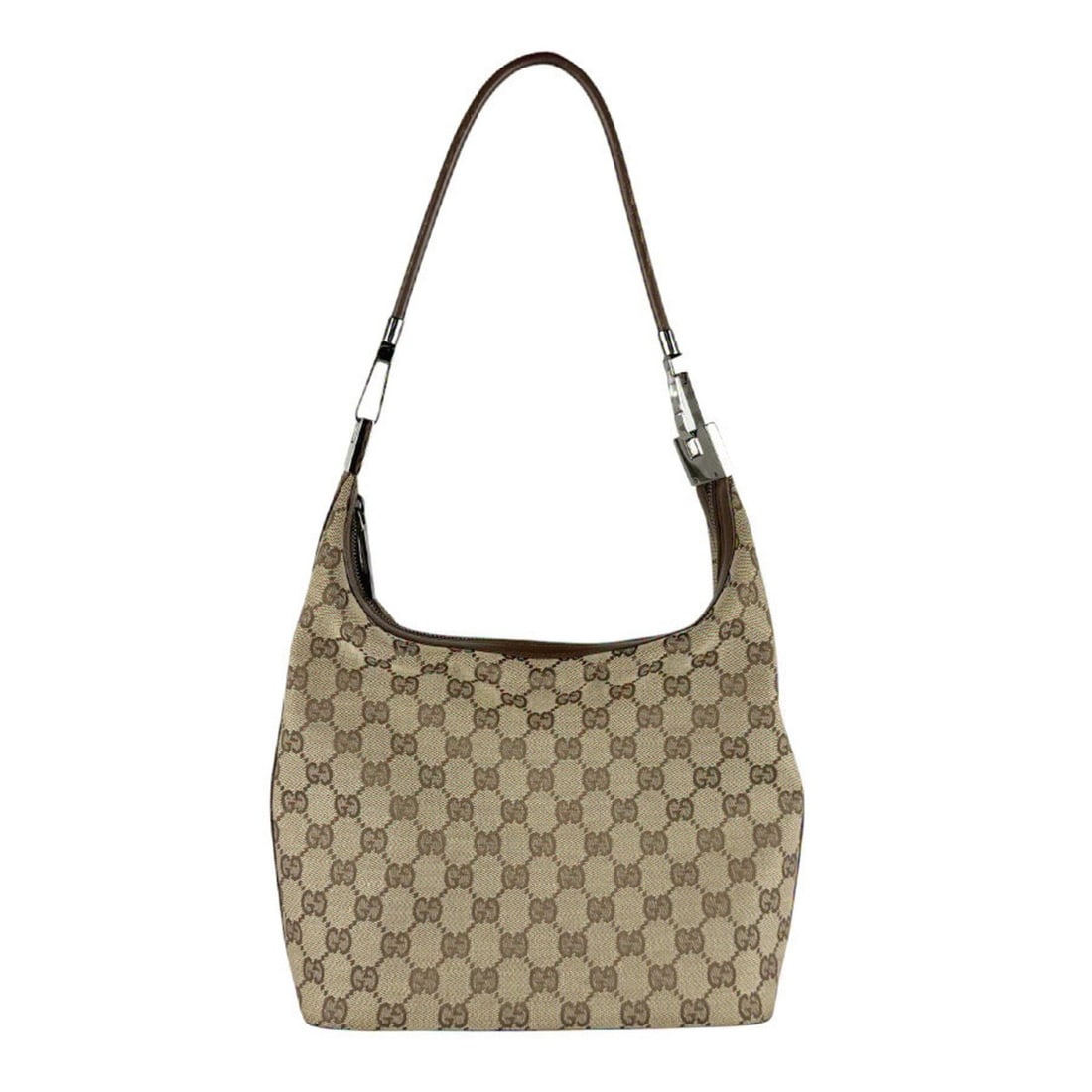 Gucci GUCCI Shoulder Bag GG Canvas Leather Brown Women's z9835: --- Catalog ---Category: SizeSize (HxWxD): 21cm x 24cm x 11cm / 8.26'' x 9.44'' x 4.33''Category: DesignType: Shoulder bagColor: BrownGender: WomenMaterial: GG canvas , Leather Category: