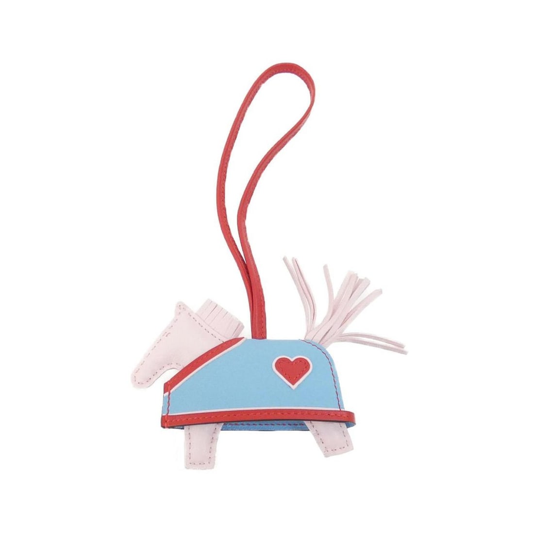 Hermes Rodeo Robeo Coeur PM 086714CA Accessory Bag Charm: --- Catalog ---Category: SizeSize (HxWxD): 75.00mm x 85.00mm / 2.95'' x 3.35''Category: DesignType: Handbag charmColor: Celeste, PinkGender: Women,MenMaterial: Agneau MiloCategory: GeneralMPN: