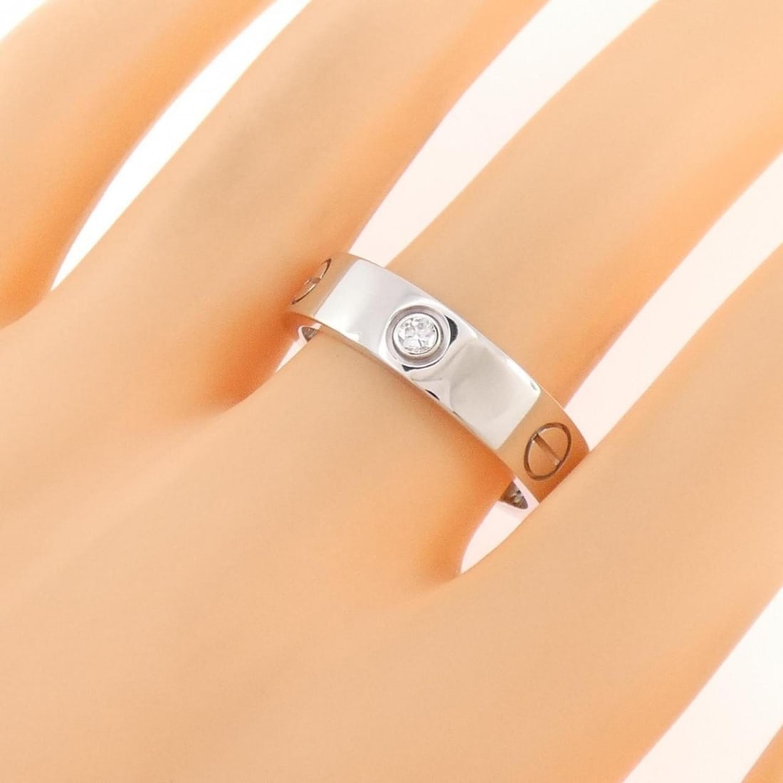 Cartier Love Half-Diamond Ring - 4