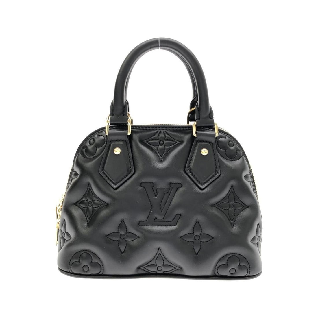 Louis Vuitton Bubblegram Alma Soft BB M59793 Handbag: --- Catalog ---Category: SizeSize (HxWxD): 17cm x 23cm x 10cm / 6.69'' x 9.05'' x 3.93''Category: DesignType: HandbagColor: BlackGender: Men,WomenMaterial: Leather Hardware Color: GoldLeather/Fur