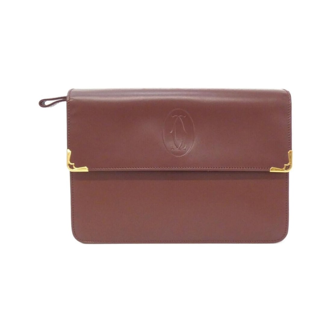 Cartier MUST DE CARTIER L1000061 Handbag: --- Catalog ---Category: SizeSize (HxWxD): 18cm x 25cm x 4cm / 7.08'' x 9.84'' x 1.57''Category: DesignType: HandbagColor: BordeauxGender: Men,WomenMaterial: Leather Hardware Color: GoldCategory: Gene