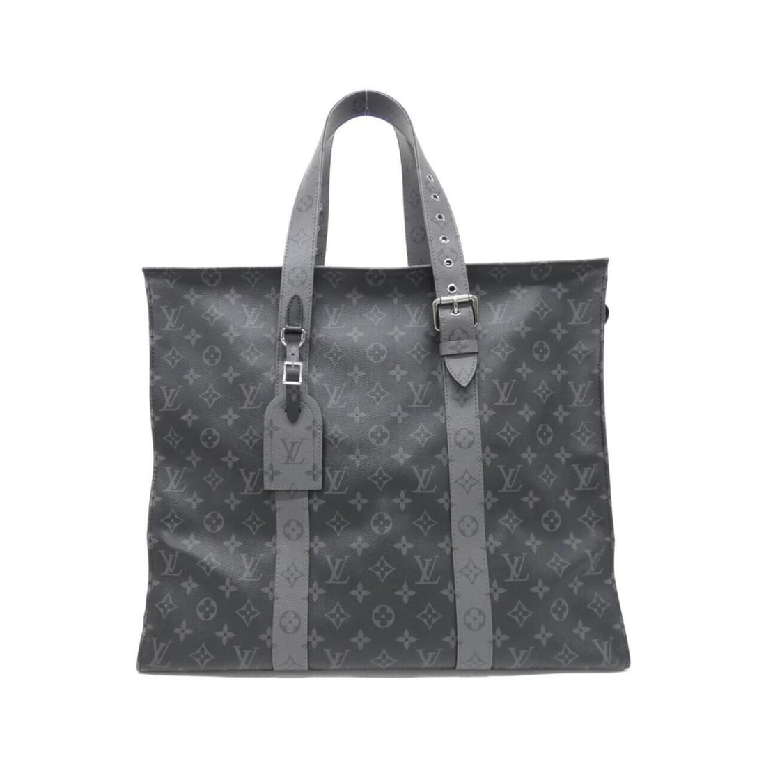 Louis Vuitton Monogram Eclipse Reverse Cabas Zip GM M45379 Handbag: --- Catalog ---Category: SizeSize (HxWxD): 38cm x 44cm x 20cm / 14.96'' x 17.32'' x 7.87''Category: DesignType: Handbag, PouchColor: Black, GrisGender: Men,WomenMaterial: Coated canvas Hardware