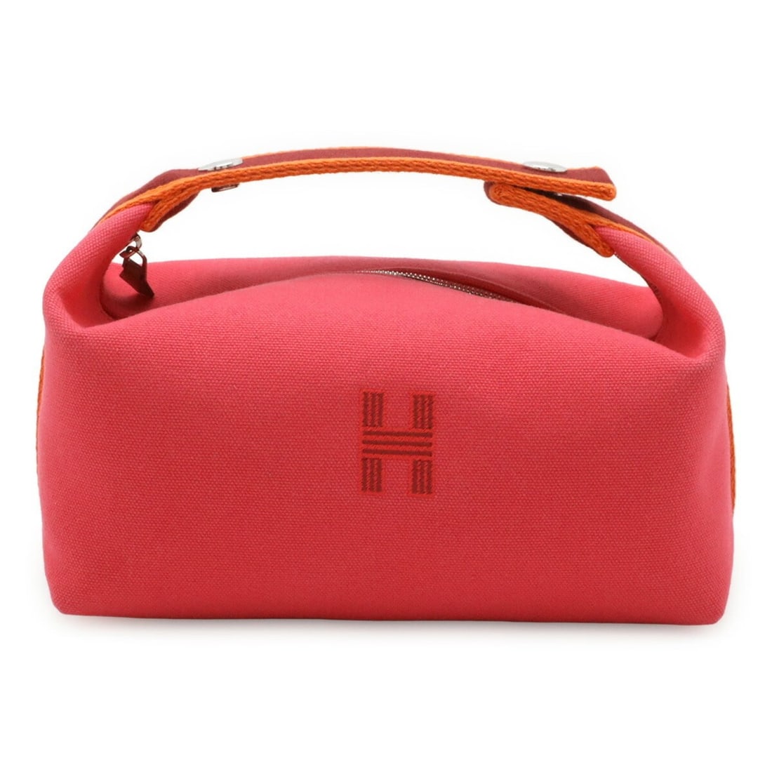 HERMES Bride à Black PM Bus Pouch Handbag Canvas Hibiscus Pink H104222M: --- Catalog ---Category: SizeSize (HxWxD): 10cm x 20.5cm x 12cm / 3.93'' x 8.07'' x 4.72''Category: DesignType: Handbag, PouchColor: PinkGender: WomenMaterial: Canvas Category: GeneralBrand: Hermes---