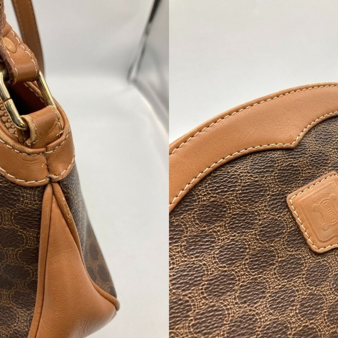CELINE Macadam Shoulder Bag - 6