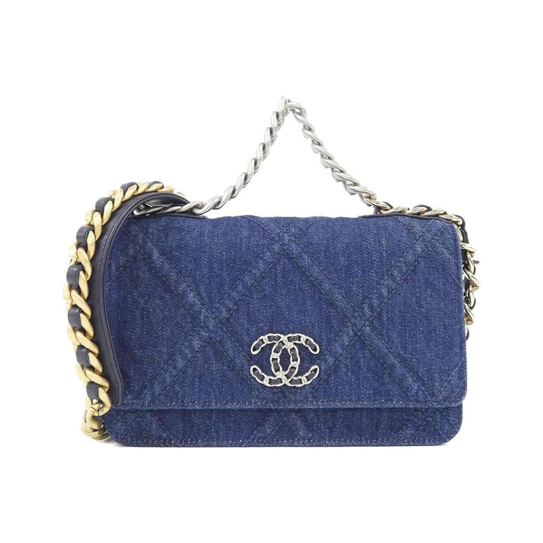 Chanel 19 line AP0957 wallet chain: --- Catalog ---Category: SizeSize (HxWxD): 12cm x 19cm x 4cm / 4.72'' x 7.48'' x 1.57''Category: DesignType: Chain/Shoulder walletColor: BlueGender: WomenMaterial: Denim Category: GeneralMPN: