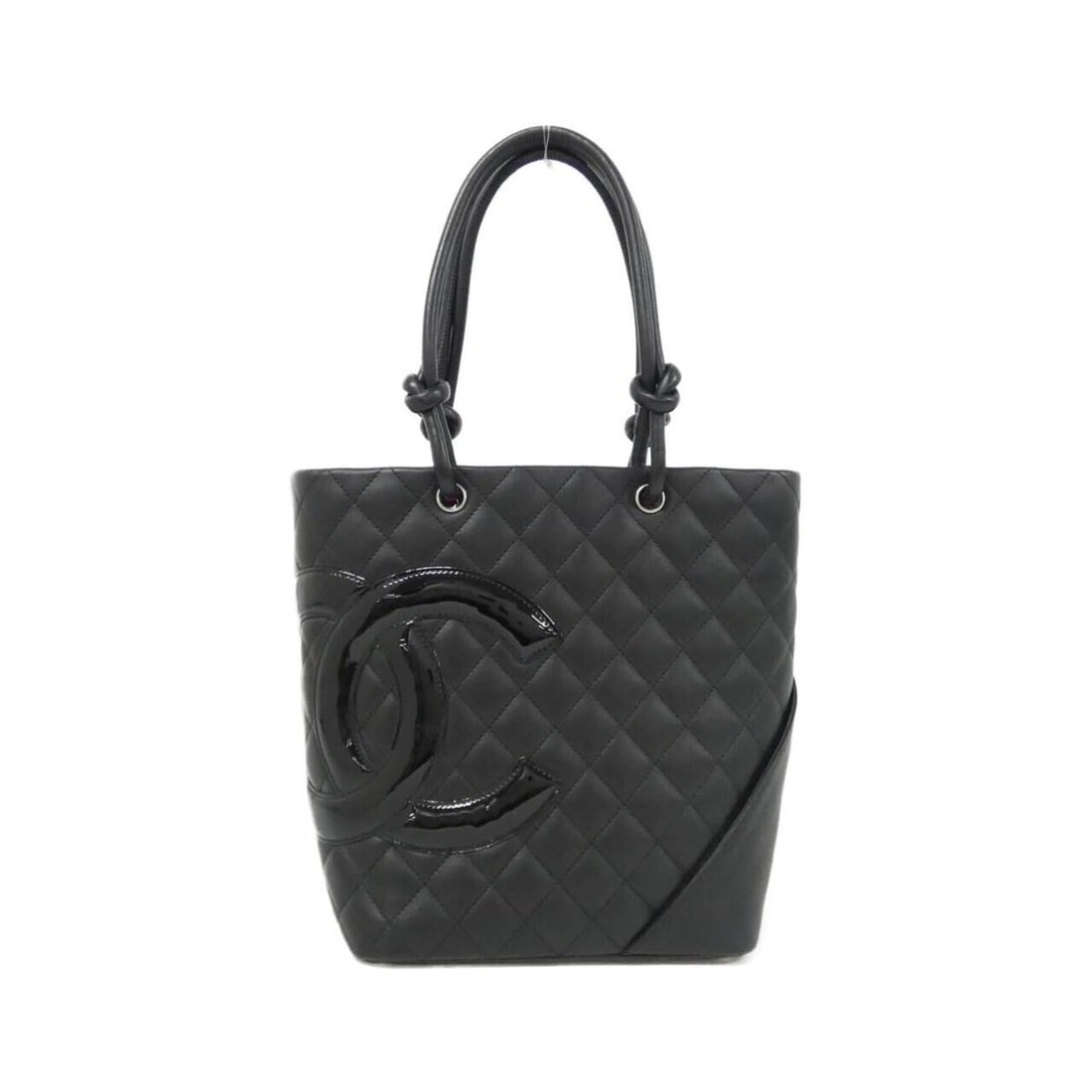 Chanel Cambon Line 25167 Handbag: --- Catalog ---Category: SizeWeight: 510g / 1.12lb.Size (HxWxD): 24cm x 26cm x 12cm / 9.44'' x 10.23'' x 4.72''Strap Length: 42cm / 16.53''Category: DesignType: HandbagColor: BlackGender: