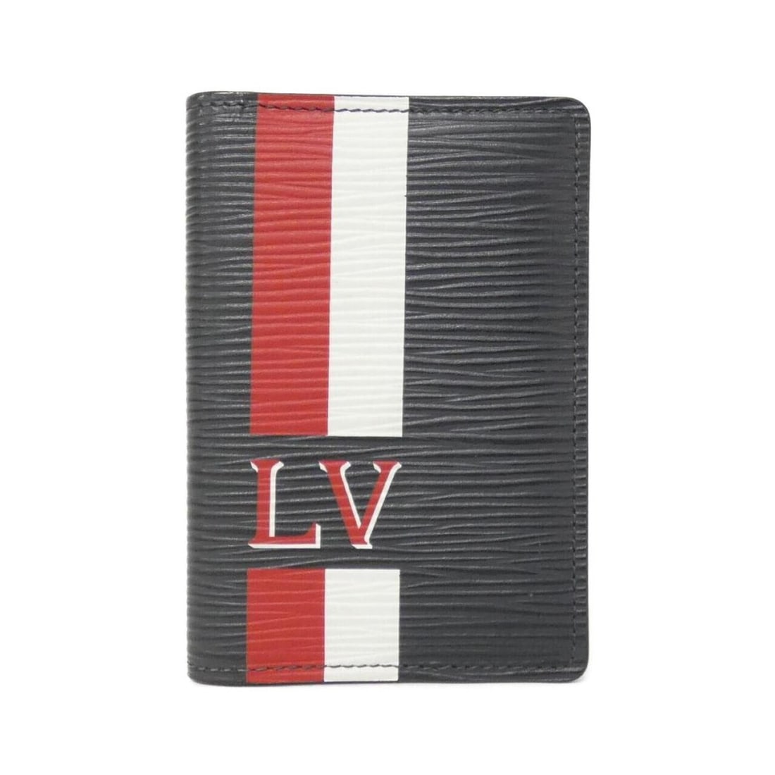 Louis Vuitton Epi Stripe Organizer de Poche M61588 Business Card Holder/Card Case: --- Catalog ---Category: DesignType: Card caseColor: AnthraciteGender: MenMaterial: Leather Leather/Fur Type: Calf leatherCategory: GeneralLine: EpiBrand: Louis VuittonCategory: Physical