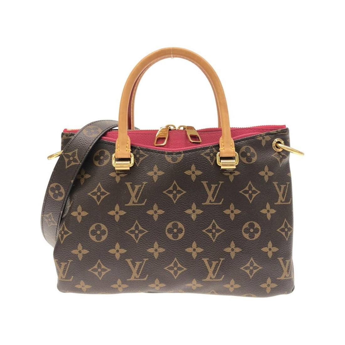 Louis Vuitton Monogram Pallas BB M43567 Handbag: --- Catalog ---Category: SizeWeight: 620g / 1.36lb.Size (HxWxD): 20cm x 26cm x 8cm / 7.87'' x 10.23'' x 3.14''Strap Length: 120cm / 47.24''Handle Length: 32cm / 12.59''Category: DesignType: