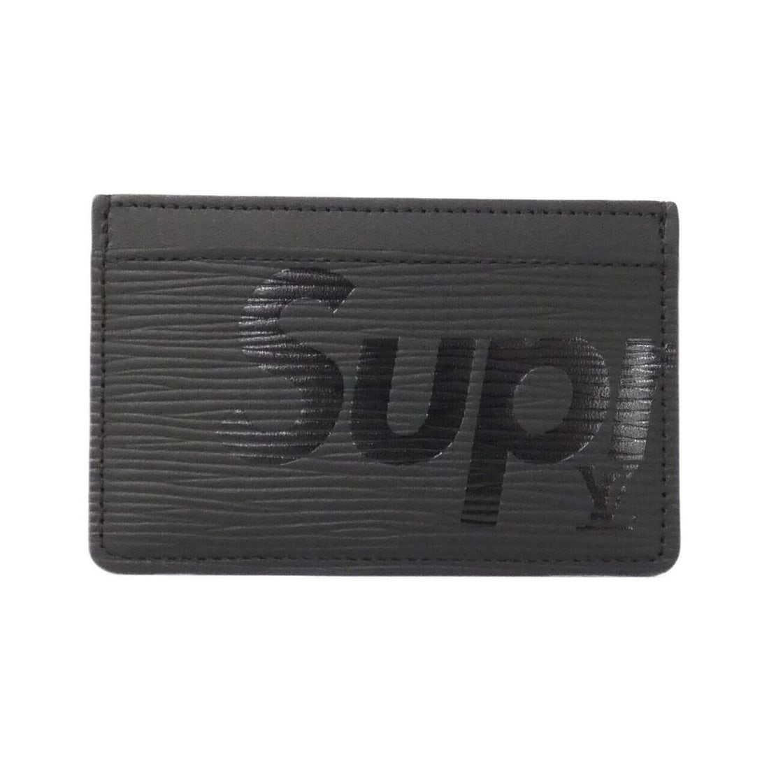 Louis Vuitton Epi (Supreme) Porte Cartes Simple M67753 Business Card Holder/Card Case: --- Catalog ---Category: DesignType: Card caseColor: BlackGender: Women,MenMaterial: Leather Leather/Fur Type: Calf leatherCategory: GeneralLine: EpiBrand: Louis VuittonCategory: Physical