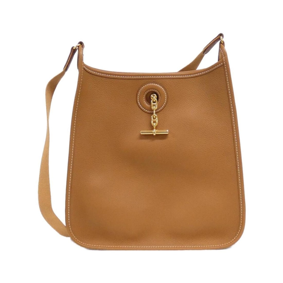 Hermes Vespa PM 030237CC Shoulder Bag: --- Catalog ---Category: SizeWeight: 430g / 15.16oz.Size (HxWxD): 29cm x 28cm x 8cm / 11.41'' x 11.02'' x 3.14''Strap Length: 87cm / 34.25''Category: DesignType: Shoulder bagColor: GoldGender: