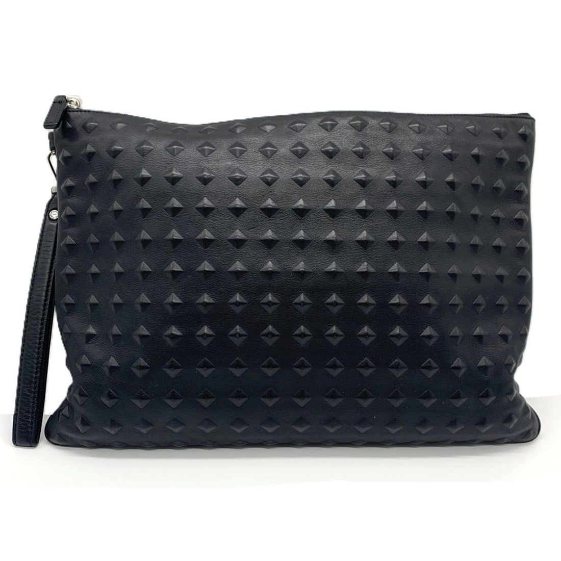 MCM Clutch Bag, Leather x PVC, Signature, Black. (1 of 17)