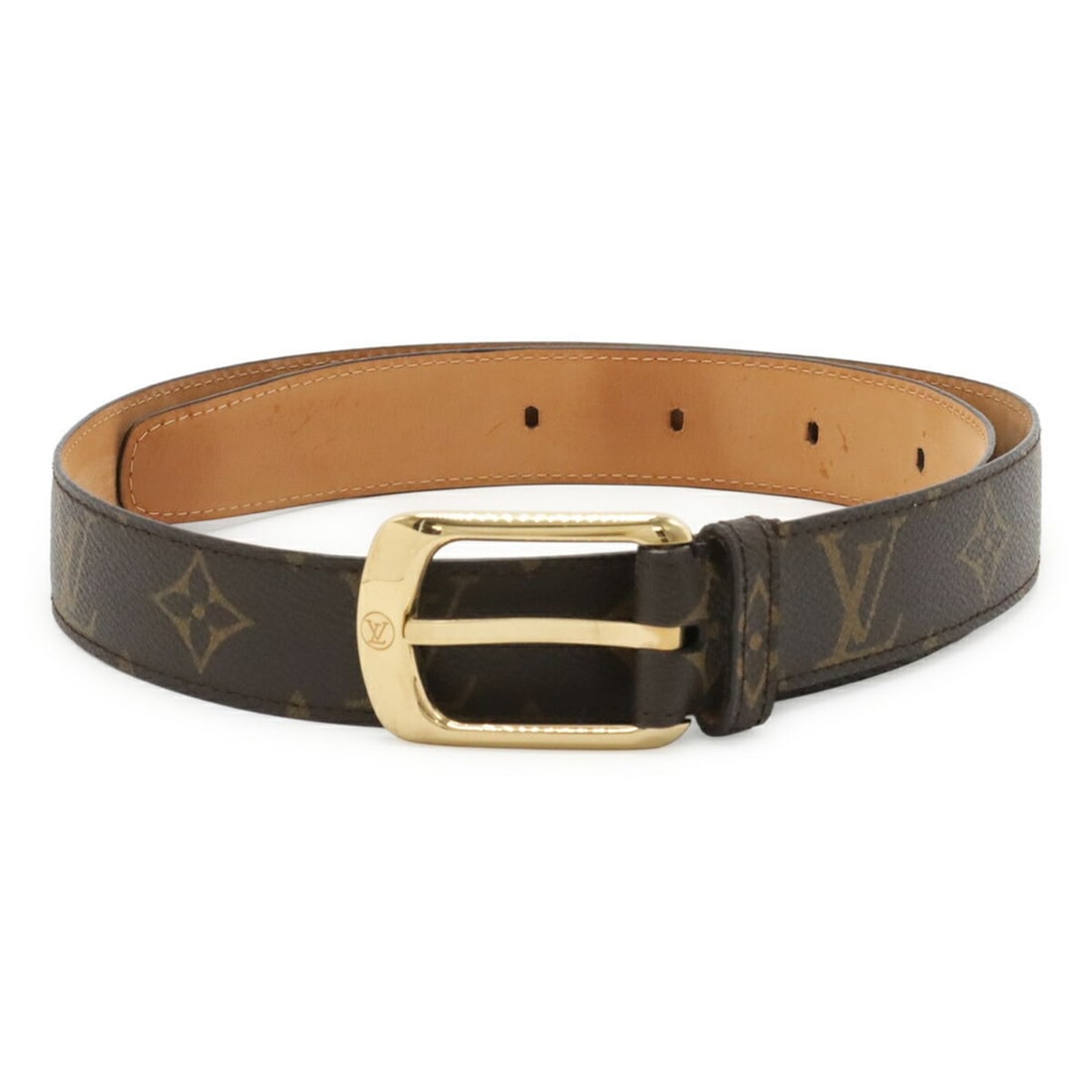 LOUIS VUITTON Louis Vuitton Monogram Ceinture Ellipse Belt #80 M6919W: --- Catalog ---Category: SizeLength: 73cm - 85.5cm / 28.74'' - 33.66''Category: DesignType: Standard beltColor: BrownGender: Women,MenMaterial (Strap): Monogram , Canvas Category: GeneralBrand: Louis