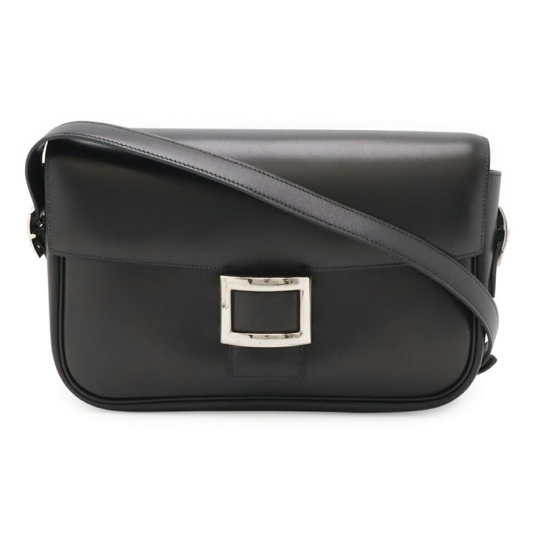 HERMES Martine Shoulder Bag, Flap Box Calf Leather, Black, D Stamp: --- Catalog ---Category: SizeSize (HxWxD): 17.5cm x 26cm x 5.5cm / 6.88'' x 10.23'' x 2.16''Category: DesignType: Shoulder bagColor: BlackGender: Men,WomenMaterial: Box calf leather Category:
