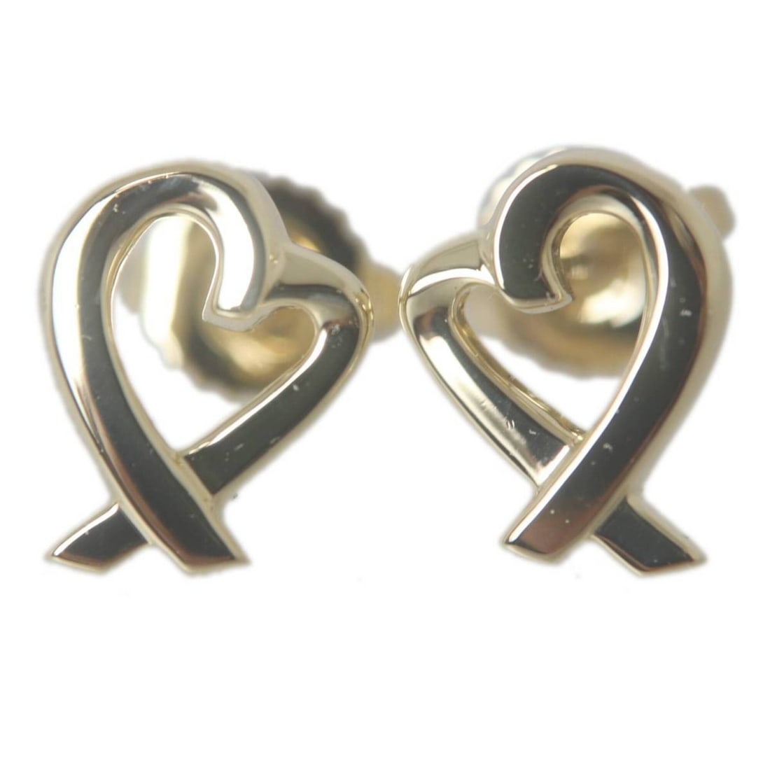 Tiffany & Co. Loving Heart Earrings, 18K Gold (stamped 750). Weight: Approx. 1.2g (per earring) (1 of 13)