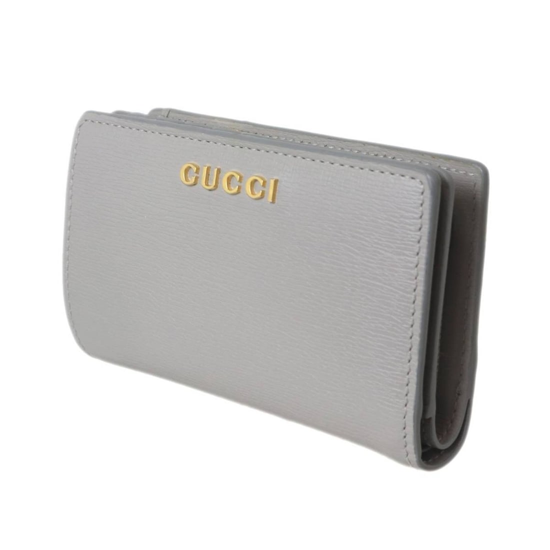 GUCCI bi-fold wallet, light gray, 772640 2149: --- Catalog ---Category: SizeSize (HxWxD): 9.2cm x 14.5cm x 4cm / 3.62'' x 5.7'' x 1.57''Category: DesignType: Wallet (bi-fold)Color: Light grayGender: WomenCategory: GeneralBrand: Gucci--- Item List