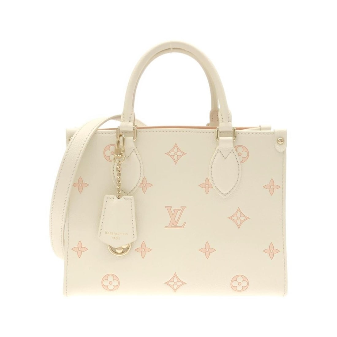 Louis Vuitton Bicolor Monogram Empreinte OnTheGo PM M28313 Handbag: --- Catalog ---Category: SizeWeight: 640g / 1.41lb.Size (HxWxD): 19cm x 25cm x 10cm / 7.48'' x 9.84'' x 3.93''Strap Length: 94cm - 109cm / 37'' - 42.91''Handle Length: 25cm / 9.84''Category: DesignTyp