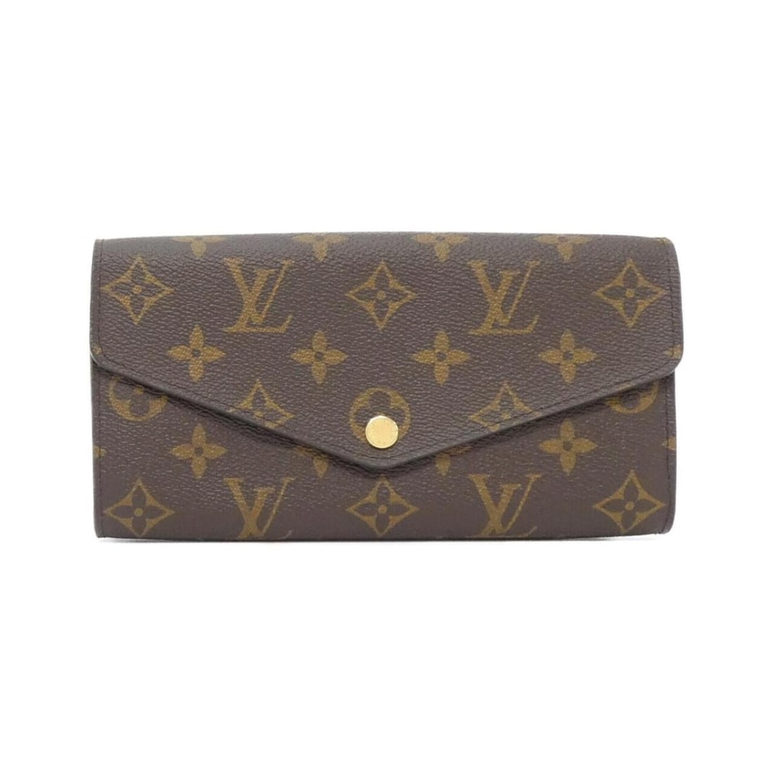 Louis Vuitton Monogram Portefeuille Sarah M62236 Wallet: --- Catalog ---Category: SizeSize (HxWxD): 10cm x 19cm x 3cm / 3.93'' x 7.48'' x 1.18''Category: DesignType: Long wallet (bi-fold)Color: Coquelicots, Marron, MonogramGender: WomenMaterial: Monogram