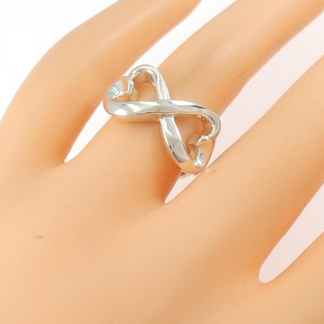 Tiffany Double Loving Heart Ring - 4