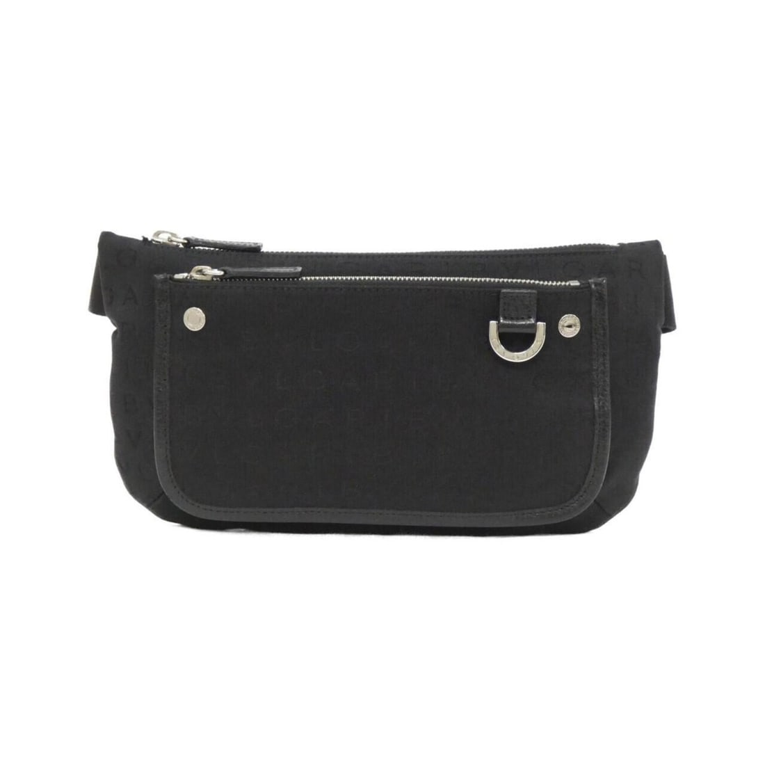 Bvlgari waist bag: --- Catalog ---Category: SizeWeight: 270g / 9.52oz.Size (HxWxD): 14cm x 25cm x 1.5cm / 5.51'' x 9.84'' x 0.59''Strap Length: 91cm / 35.82''Category: DesignType: Fanny packColor: BlackGender: