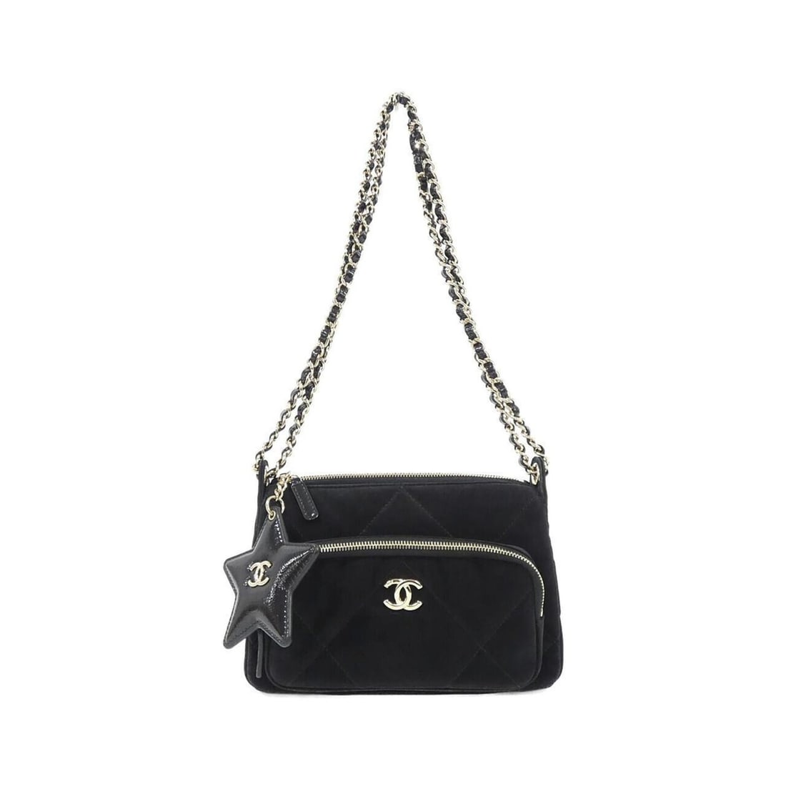 Chanel AP4771 Handbag, Clutch, Shoulder Bag: --- Catalog ---Category: SizeSize (HxWxD): 14cm x 21cm x 5cm / 5.51'' x 8.26'' x 1.96''Strap Length: 63cm / 24.8''Category: DesignType: Handbag, Shoulder bagColor: BlackGender: WomenHardware Color: