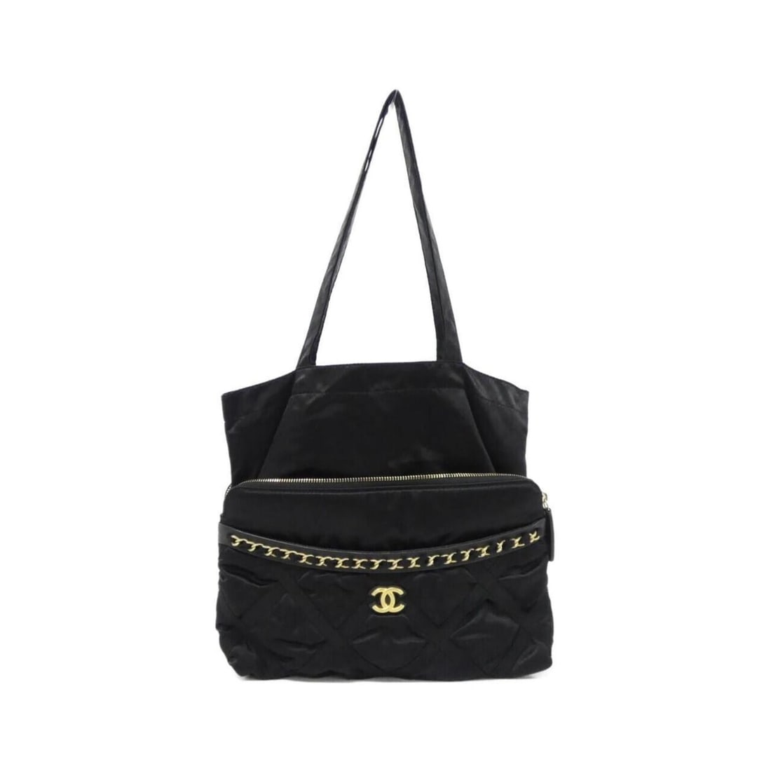 Chanel AP2664 handbag: --- Catalog ---Category: SizeWeight: 320g / 11.28oz.Size (HxWxD): 16cm x 26cm x 7cm / 6.29'' x 10.23'' x 2.75''Handle Length: 45cm / 17.71''Category: DesignType: HandbagColor: BlackGender: