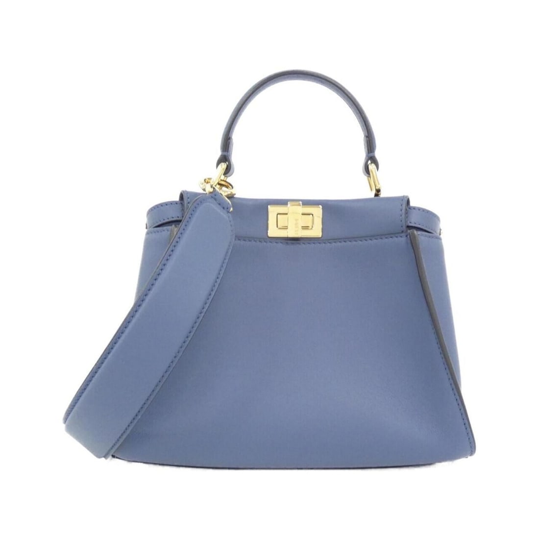 Fendi Peekaboo Mini 8BN244 AHJW Handbag: --- Catalog ---Category: SizeSize (HxWxD): 18cm x 23cm x 11cm / 7.08'' x 9.05'' x 4.33''Category: DesignType: HandbagColor: BlueGender: WomenMaterial: Leather Category: GeneralMPN: 8BN244 AHJWBrand: