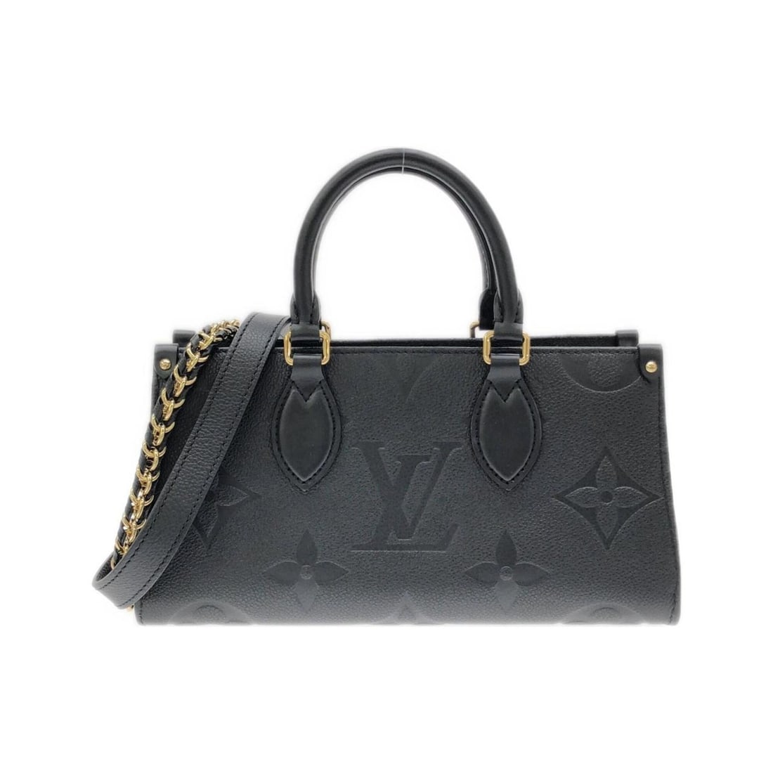 Louis Vuitton Monogram Empreinte OnTheGo EW M23640 Handbag: --- Catalog ---Category: SizeSize (HxWxD): 14cm x 27cm x 10cm / 5.51'' x 10.62'' x 3.93''Category: DesignType: HandbagColor: Black, MonogramGender: WomenMaterial: Leather Category: GeneralMPN: