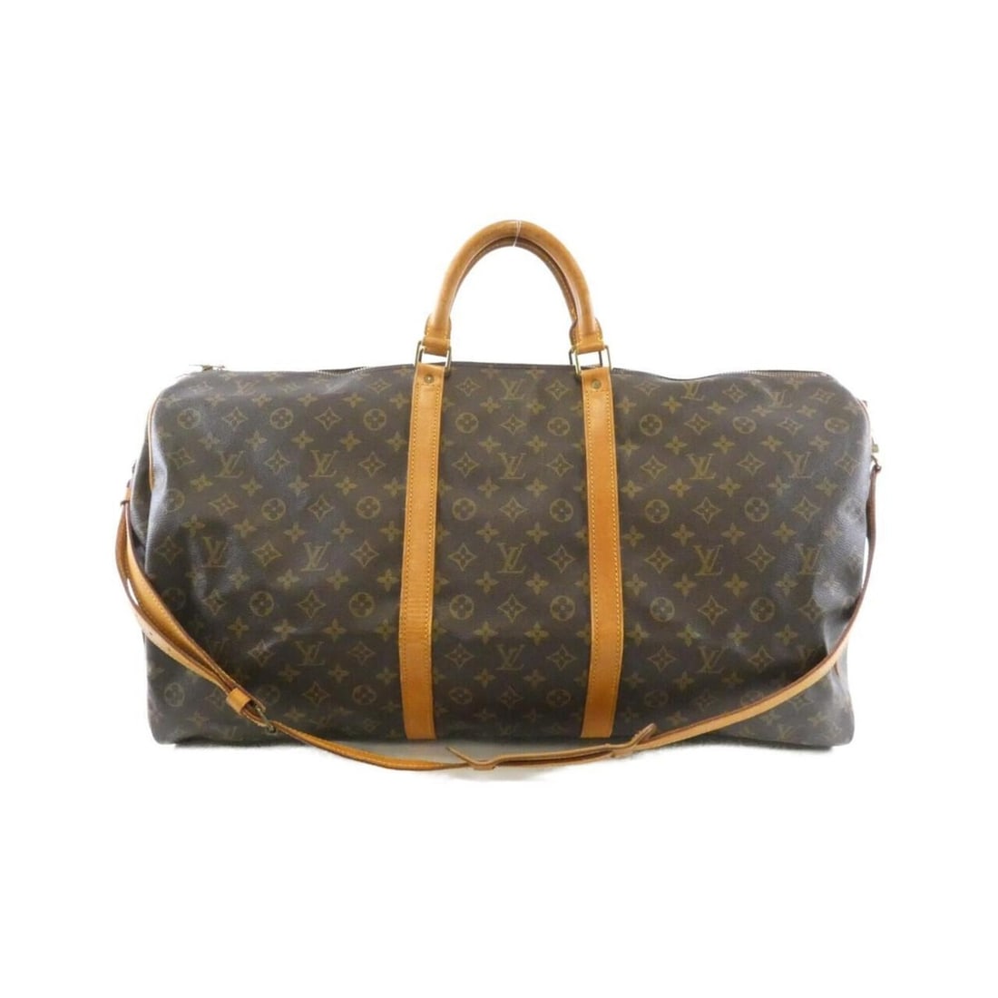 Louis Vuitton Monogram Keepall Bandoulière 60cm M41412 Boston Bag: --- Catalog ---Category: SizeWeight: 1.35kg / 2.97lb.Size (HxWxD): 33cm x 60cm x 26cm / 12.99'' x 23.62'' x 10.23''Strap Length: 104cm - 122cm / 40.94'' - 48.03''Handle Length: 29cm /