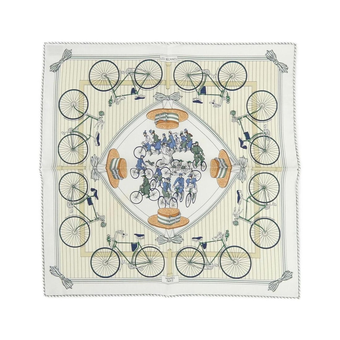 Hermes Hermès Gavroche Petit Scarf: --- Catalog ---Category: SizeSize (LxW): 45cm x 45cm / 17.71'' x 17.71''Category: DesignType: ScarfColor: WhiteGender: Men,WomenMaterial: Silk Category: GeneralBrand: Hermes--- Item List ---Section:
