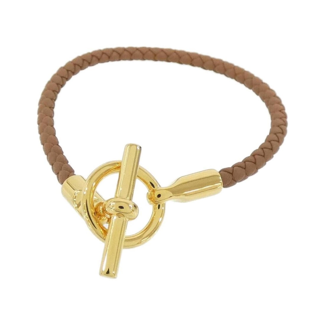 Hermes Glenan 071681F Bracelet: --- Catalog ---Category: SizeLength: 19cm / 7.48''Category: DesignType: Charm braceletColor: GoldGender: WomenMaterial: Swift leatherCategory: GeneralMPN: 071681FBrand: Hermes--- Item List