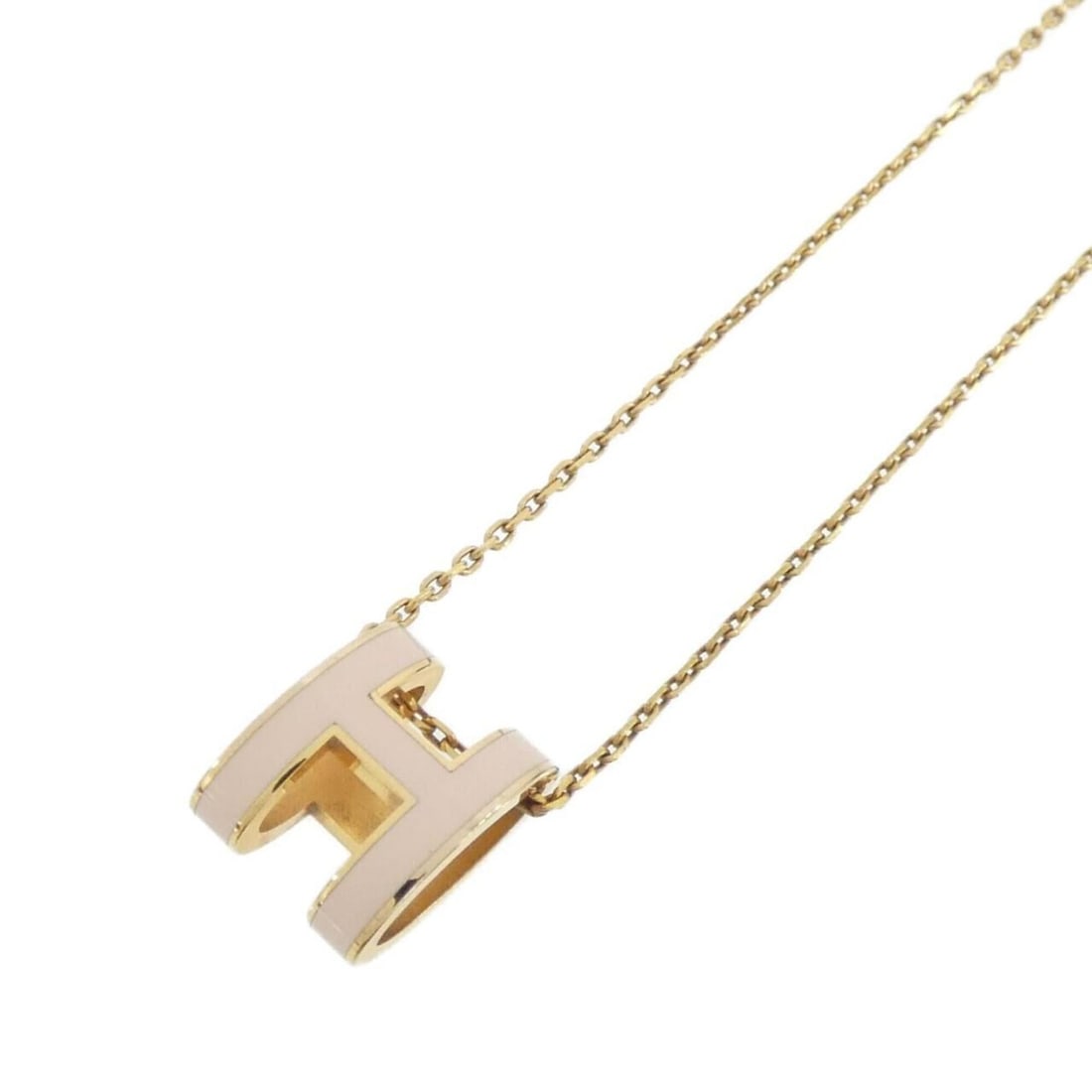 Hermes Pop H 147991FO Necklace: --- Catalog ---Category: SizePendant Size: 16mm x 12mm / 0.62'' x 0.47''Neck Circumference: 40 cm / 15.74''Category: DesignColor: Rose dragee, Rose goldGender: WomenNecklace Type: NecklaceCategory: