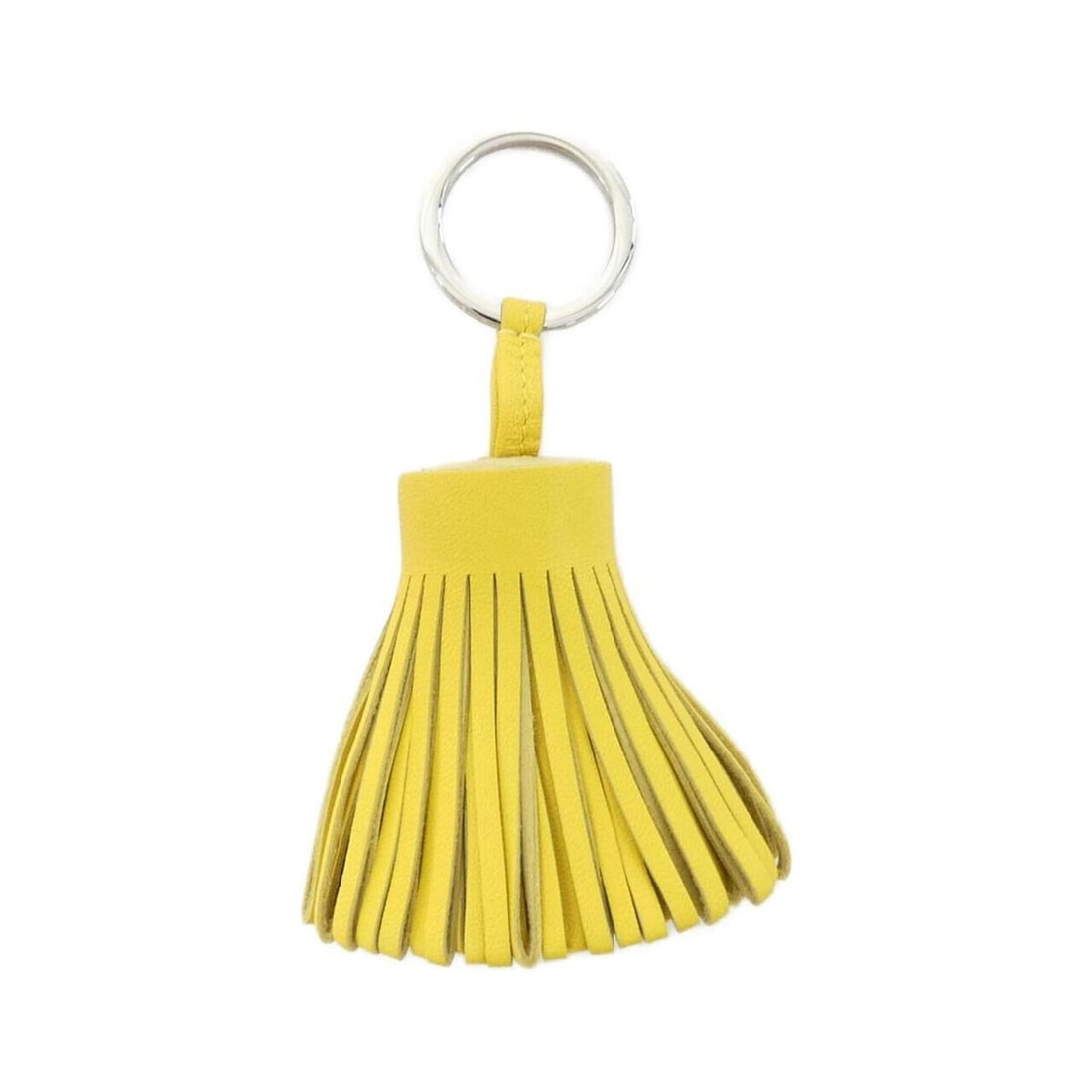 Hermes Carmen 077894CJ Keyring: --- Catalog ---Category: DesignType: KeyringColor: YellowGender: Women,MenMaterial: Agneau MiloCategory: GeneralMPN: 077894CJBrand: Hermes--- Item List ---Section: ConditionRanking: Rank A Used - A