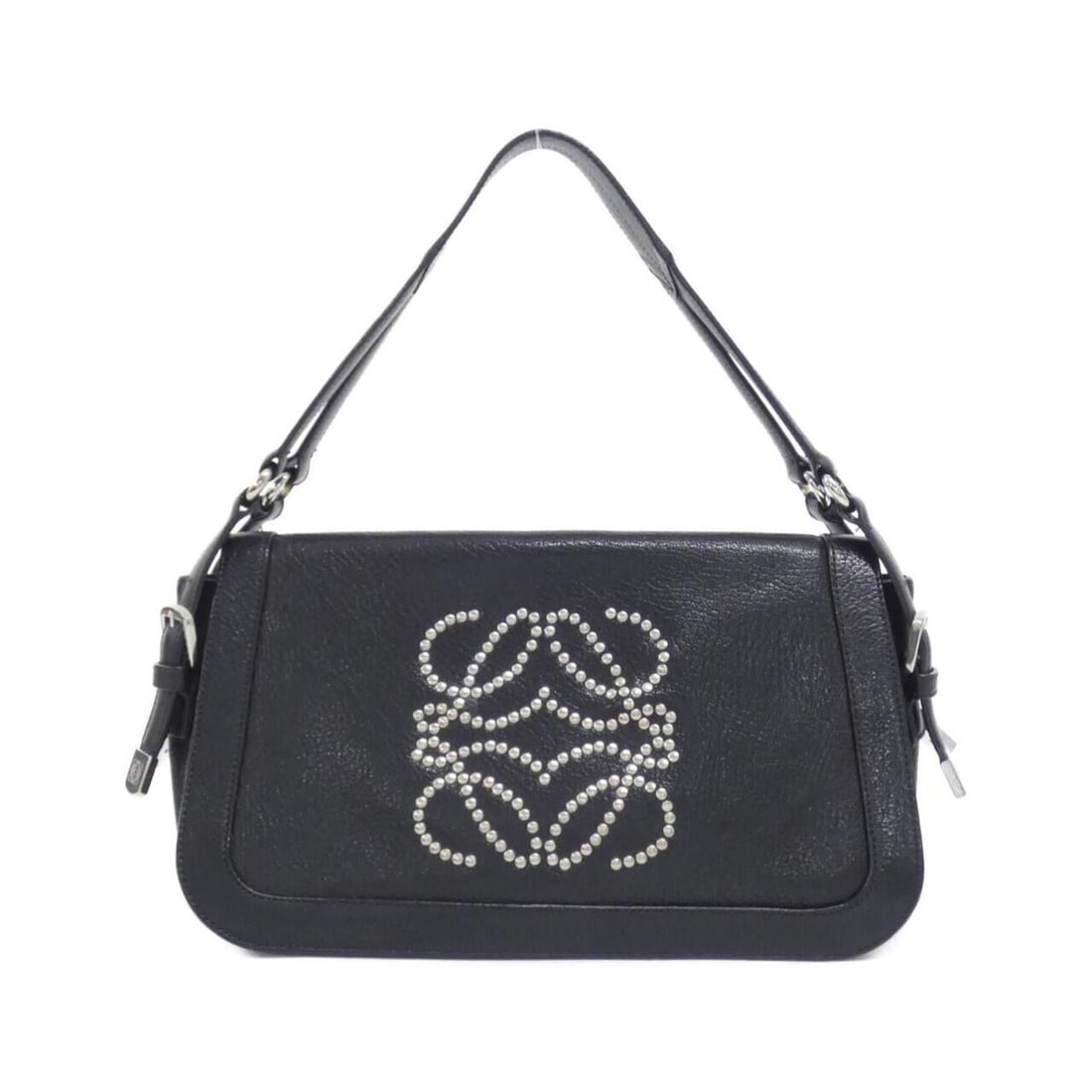 Loewe shoulder bag: --- Catalog ---Category: SizeSize (HxWxD): 15cm x 30cm x 9cm / 5.9'' x 11.81'' x 3.54''Category: DesignType: Shoulder bagColor: BlackGender: WomenMaterial: Leather Hardware Color: SilverCategory: